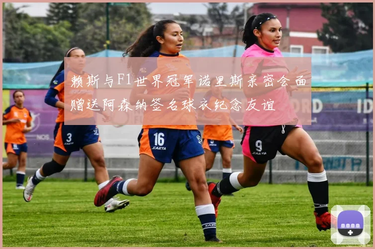 赖斯与F1世界冠军诺里斯亲密会面赠送阿森纳签名球衣纪念友谊
